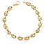 Pulsera de Oro Amarillo 18K para hombre - Diseño Calabrote Hueco 7,5 mm ancho